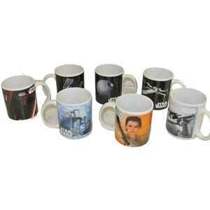 Star Wars Coffee Mugs Set Death Star Rouge One set of 7